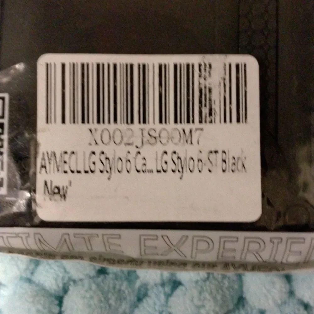 NWT Black Aymecl Case for LG Stylo 6. With Screen Protector.